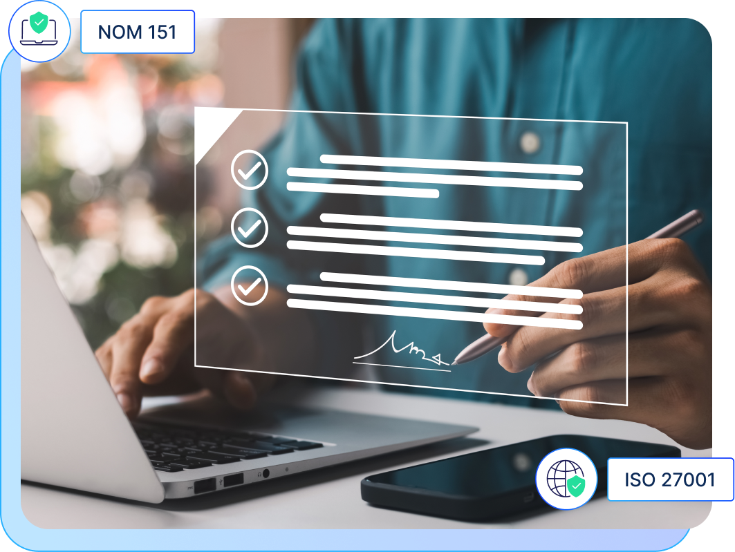 Notificación de firma electrónica